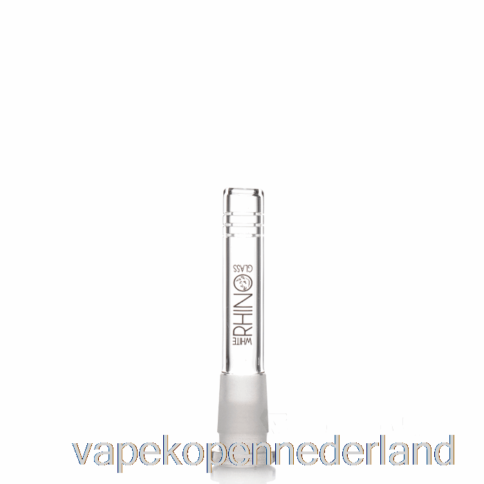 Vape Nederland Witte Neushoorn 19/14 Glazen Downstem 3,5 Inch